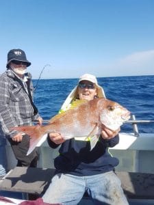 Man caught a Giant Snapper Fish in Winter 2018