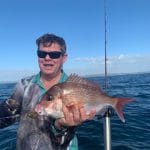 Man caught a Snapper Fish in Summer 2018-2019